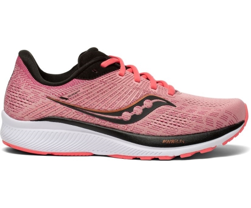Tenis Saucony Guide 14 Mujer Zapatillas Running Rosewater / Punch México MX-876-TQ